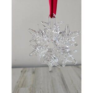 Waterford snowflake 2013 snowstar annual crystal ornament tree Xmas